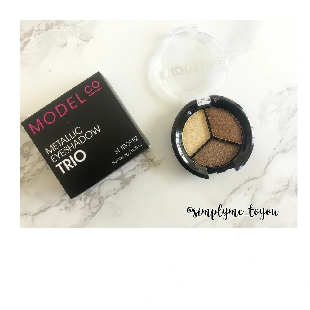 NIB! Model Co Trio Metallic Eyeshadow